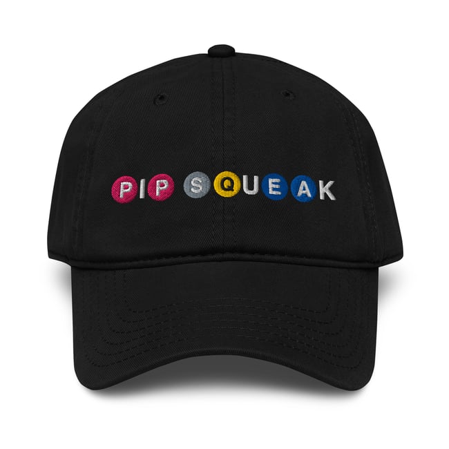 Pipsqueak NYC (Pink P Subway) Garment washed baseball cap