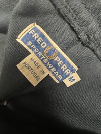 Image 3 of 90s FRED PERRY BAGGY TRACK PANTS/ SIZE MEDIUM
