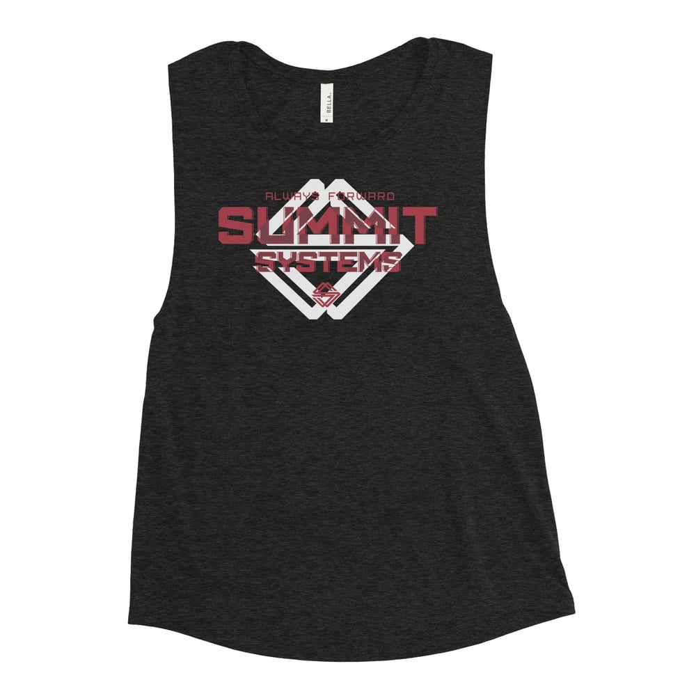 Image of Ladies’ SS Glitch Muscle Tank