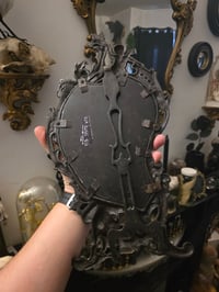 Image 4 of Large statement 1870’s stamped Paris framed framed preserved spider web