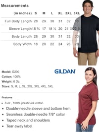 Image 3 of unisex medium GD60 tee