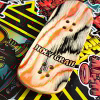 Image 3 of 33.3mm Popsicle(SQUIRE) ORANGE HG DeathCore Logo Real Wear Graphic