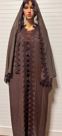 Image 21 of  Lace 2 Piece Abaya 