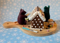 Image 3 of Mice with Gingerbread House Medium