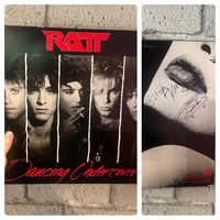 Ratt – Dancing Undercover - LP Signed by Stephen Pearcy and others on back of sleeve!