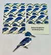 Belted Kingfisher - Large - Pin Badge/Brooch/Magnet
