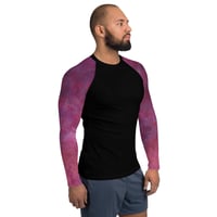 Image 2 of Enigma Violet Men's Rash Guard  