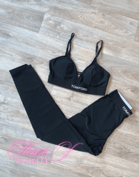 Black TF Leggings Set