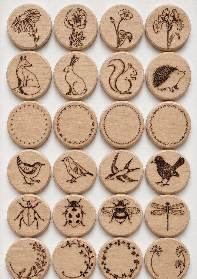Pyrography workshops: coasters 