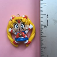 Image 3 of Magical Girl SM Inspired Chibi Polymer Clay Charm