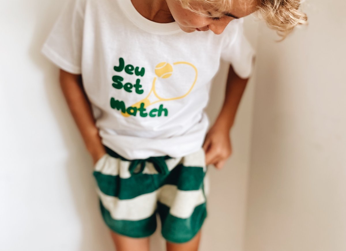 Image of Tee Shirt Kids Tennis Jeu set & match
