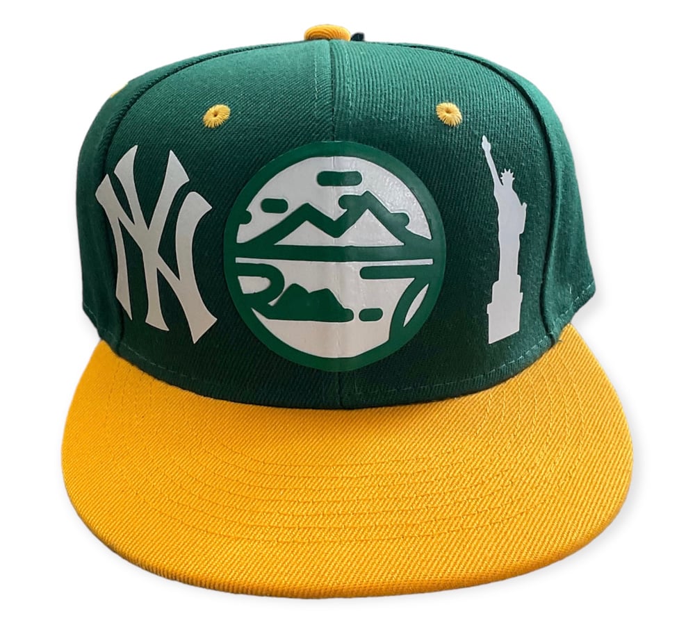 Image of Arctic Seven Snapback Green/Yellow/White