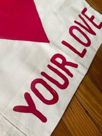 Image 5 of 'Gimme All Your Love' Painted Wall Banner