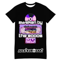 Image 2 of LADIES AWAKEN BY Y2K T Shirt Dress (BLK) - JUCE KUROSAKI