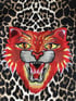 red tiger leopard print shoulder bag copy Image 8