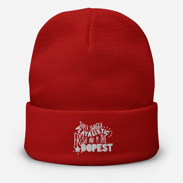 Image of Swag Embroidered Beanie