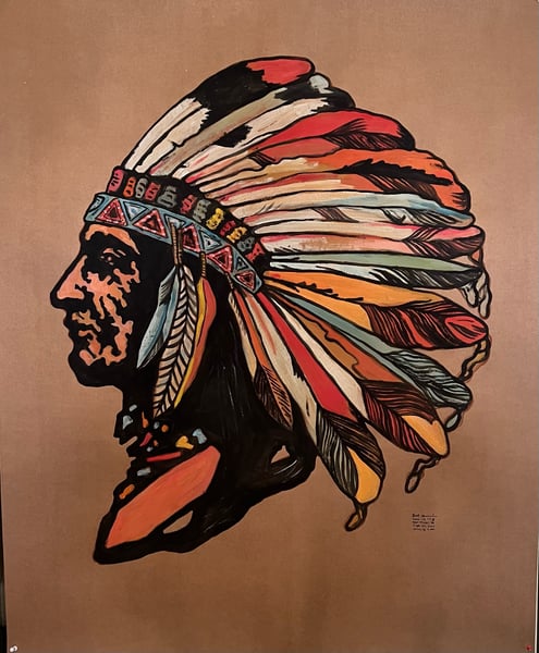 Image of Large Indian Head