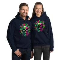 Image 6 of Weed Skull 2 Unisex Hoodie