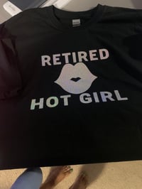 Retired hot girl with kissy lips