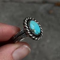 Image 1 of CUMPAS TURQUOISE. SIZE 7.5