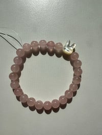 Image 7 of Madagasar Rose Quartz马粉兔兔手链