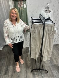 Image 2 of Cherry Berry 3/4 Trouser 