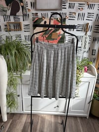 Image 1 of Plaid pleated skirt 