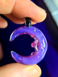 Image 5 of Opalized Cresent moon pendant 🌜✨️