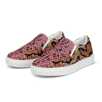 Image 4 of WICKEDxWILD Bright Chimera Women’s slip-on canvas shoes