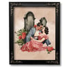 Cemetery Lovers // Retro Art Print