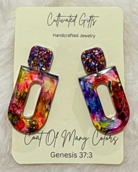 Image 1 of “Coat Of Many Colors” Earrings 