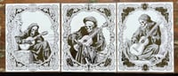 Image 1 of Gold Foil Triptych Set 