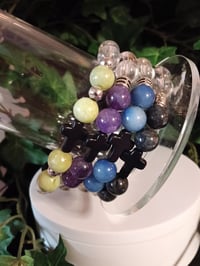 Image 2 of (1pc) Gemstone Cross Beads 