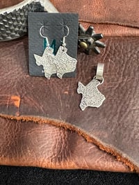 Image 3 of Silver Texas Moss Earring and Pendant Set