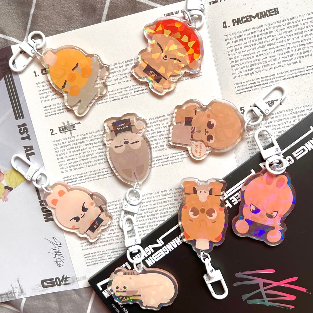 Image of mystery keychains!