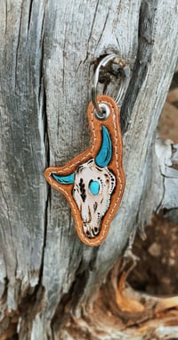 Turquoise Steer Skull 
