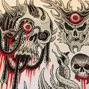 Image of Death Metal Flash sheet by Eli Wood