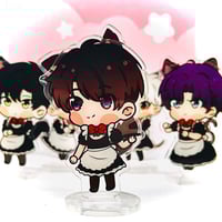 Image 2 of Cat maid wiggly standees 