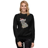 Image 3 of Frenchie Xmas Lights Crewneck