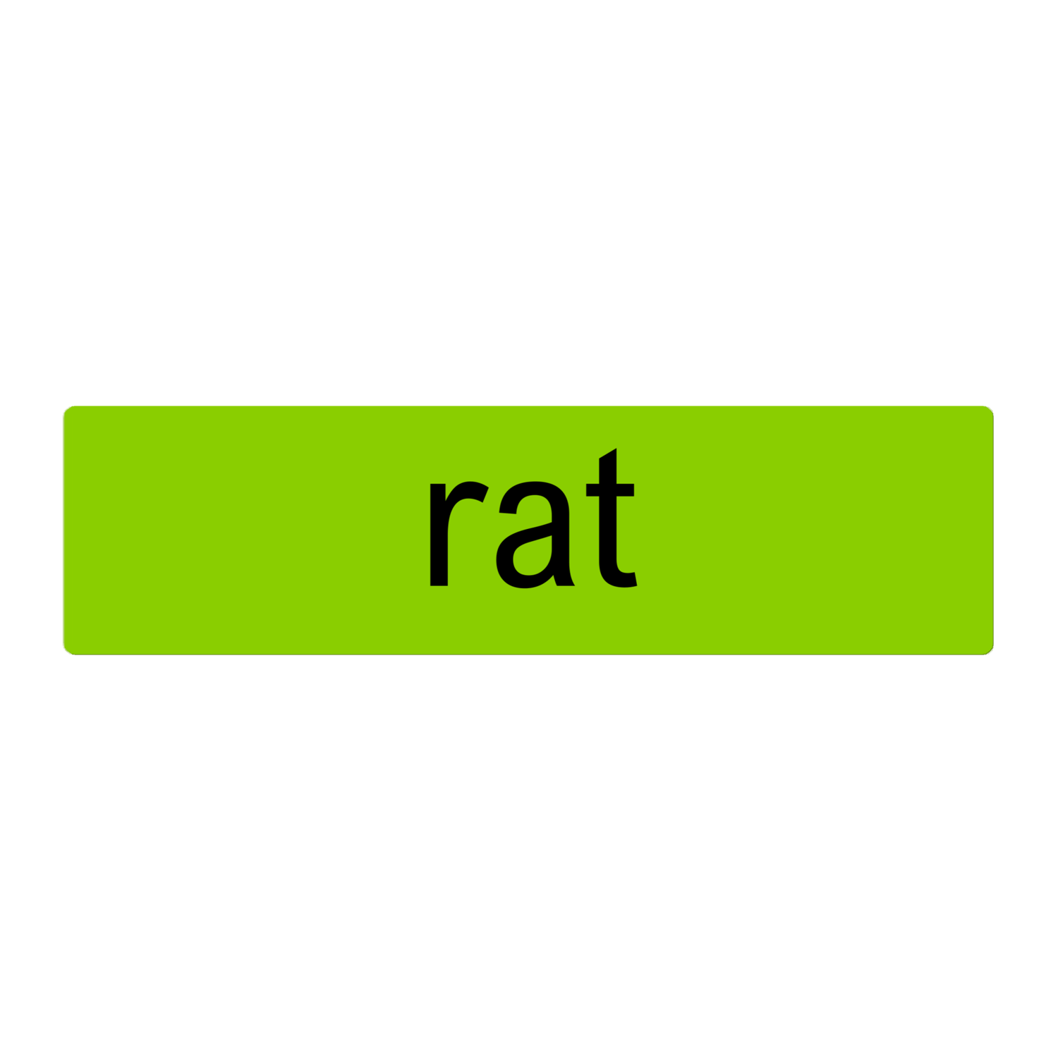 b(rat) bumper sticker