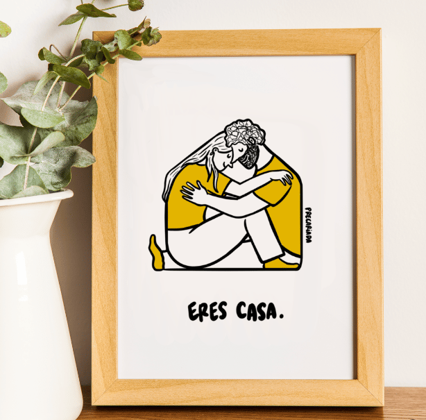 Lámina "Eres casa”