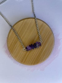 Image 1 of Amethyst Chip Necklace