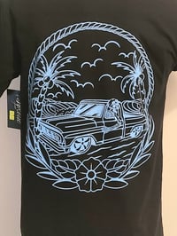 Image 3 of Run To Paradise Tee (Black) 