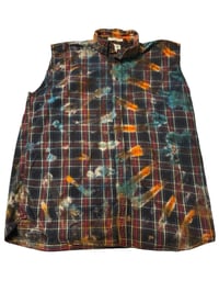 Image of XL Chris Robinson Sleevless Dyed Flannel