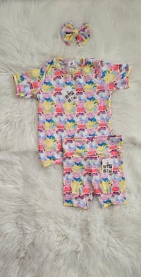 Image 4 of Peppa pig outfit shirt and bike short