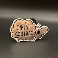 Dirty Contractor Dirt Cloud Sticker 