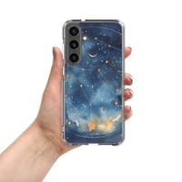 Image 5 of Celestial Constellation Night Sky Stars and Clouds Painting Clear Case for Samsung®