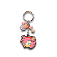 Image 2 of Pink Hedgehog Keychain