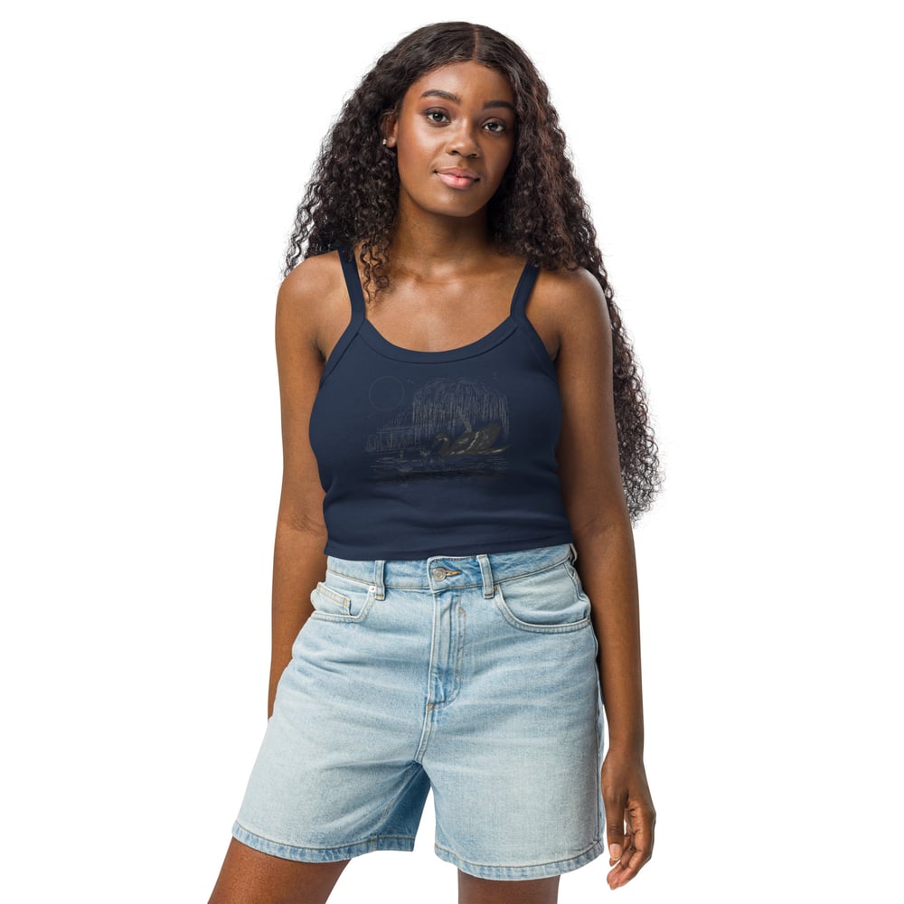 Swan Lake Women’s micro-rib tank top