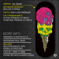 Image 1 of ‘ICE CREAM’ + LÜXE PRO FB TAPE & FAYMUS STICKER PACK